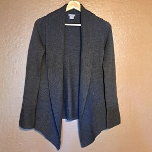 XS Ann Taylor Grey Cardigan Sweater